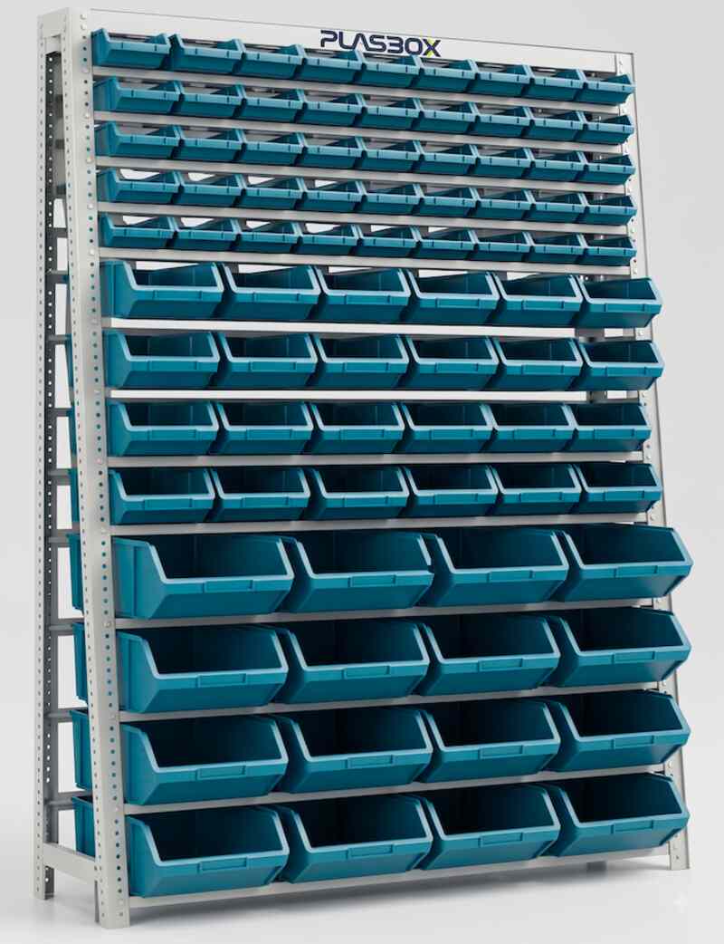 Estante Organizadora Porta-Componentes BIN Mistos PB 85-M