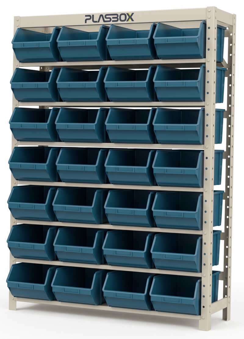 Estante Organizadora Porta-Componentes BIN PB 28/7