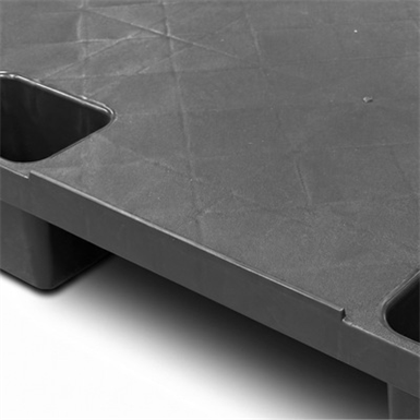 Pallet Plástico Liso PB 14 Standard Liso (Fechado) com Bordas